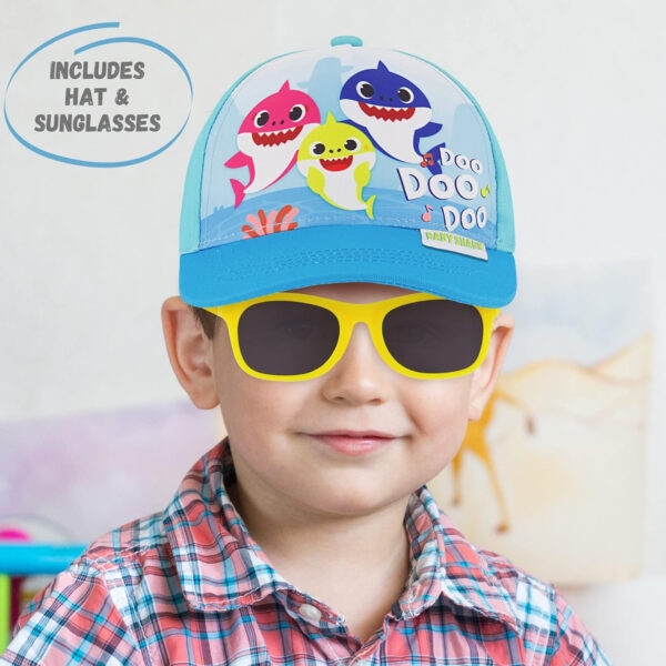 ABG Boys Toddler Hat for Ages 2-4 - Paw Patrol, Thomas, Baby Shark, Mickey Mouse or Batman Kids Baseball Cap and Sunglasses