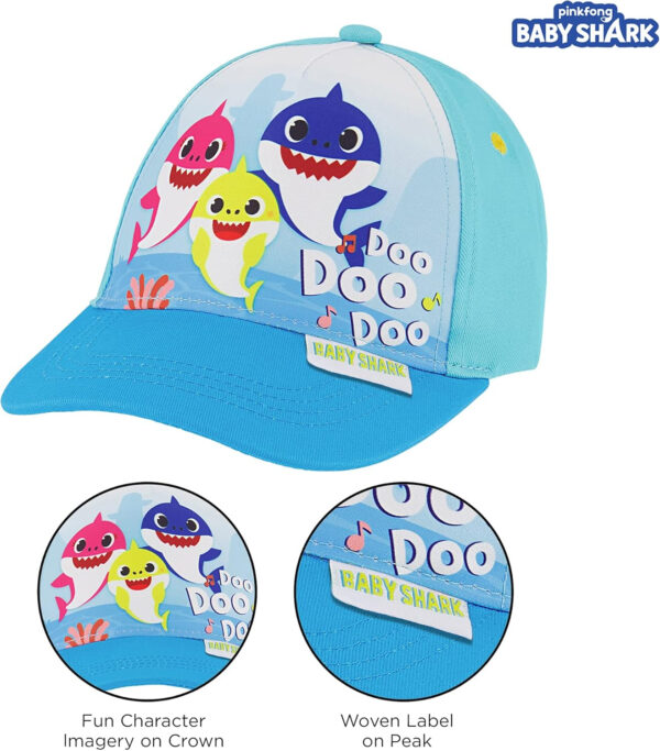 ABG Boys Toddler Hat for Ages 2-4 - Paw Patrol, Thomas, Baby Shark, Mickey Mouse or Batman Kids Baseball Cap and Sunglasses
