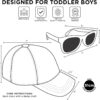 ABG Boys Toddler Hat for Ages 2-4 - Paw Patrol, Thomas, Baby Shark, Mickey Mouse or Batman Kids Baseball Cap and Sunglasses