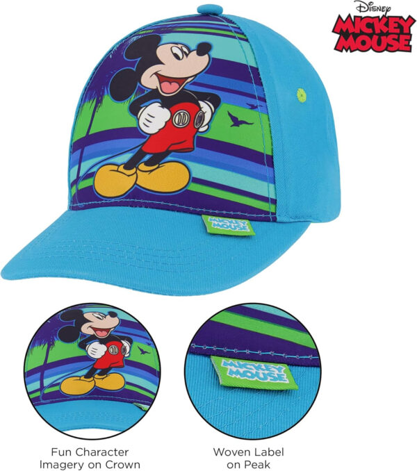 ABG Boys Toddler Hat for Ages 2-4 - Paw Patrol, Thomas, Baby Shark, Mickey Mouse or Batman Kids Baseball Cap and Sunglasses