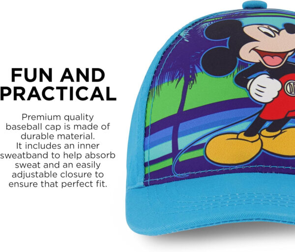 ABG Boys Toddler Hat for Ages 2-4 - Paw Patrol, Thomas, Baby Shark, Mickey Mouse or Batman Kids Baseball Cap and Sunglasses