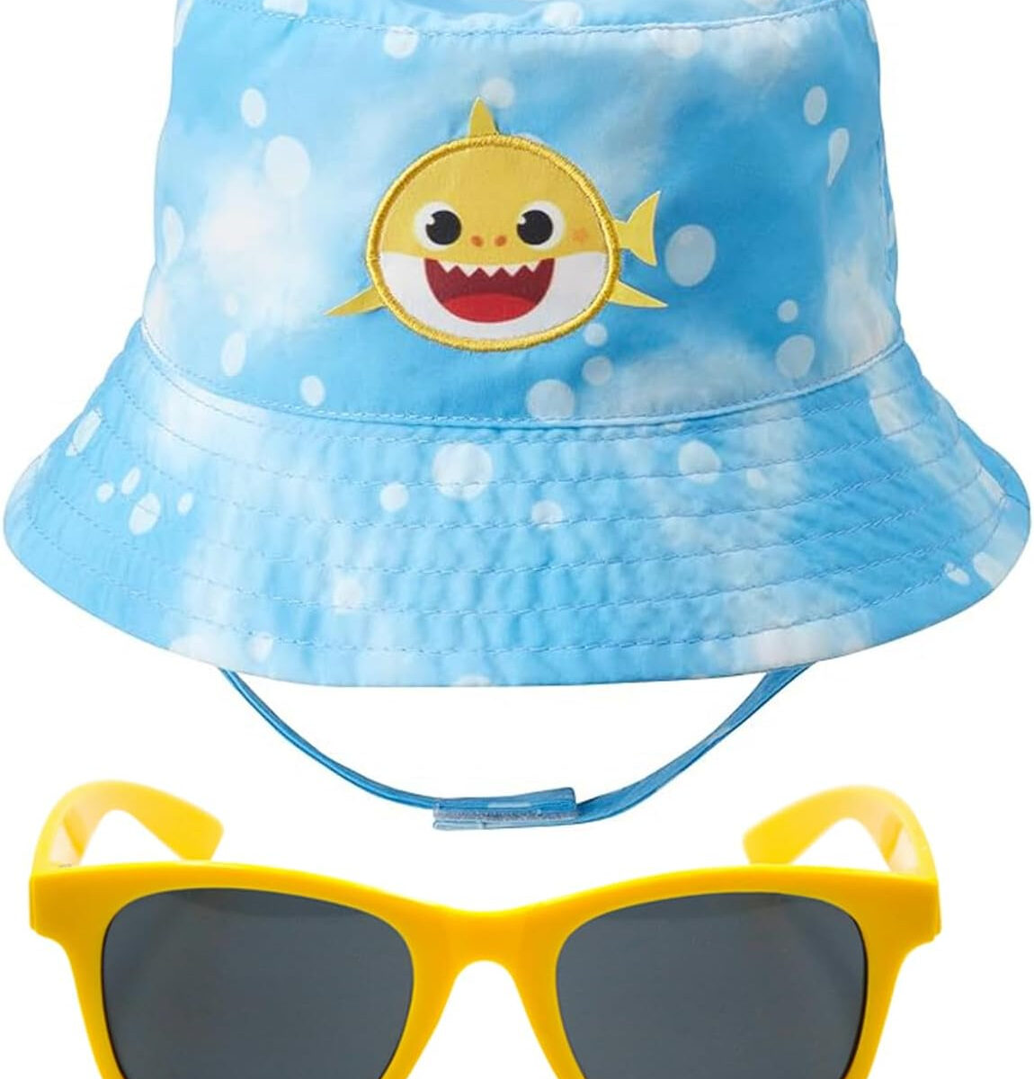 688c40cf9c917f88b565c93af36c5c426100673b6d50d40c40cab.jpg Nickelodeon Baby Boys' Infant Baby Shark Bucket Hat - Protective Sun Hat (12-24M), Size 12M-24M, Baby Shark Blue With Sunglasses