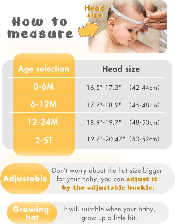 Baby Sun Hat for Boy Girl Toddler Summer Bucket Hat Kids Sun Protection Beach Hat Cotton Baby Hats