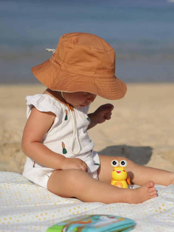 Baby Sun Hat for Boy Girl Toddler Summer Bucket Hat Kids Sun Protection Beach Hat Cotton Baby Hats