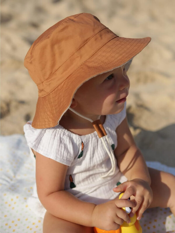 Baby Sun Hat for Boy Girl Toddler Summer Bucket Hat Kids Sun Protection Beach Hat Cotton Baby Hats