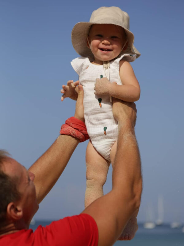 Baby Sun Hat for Boy Girl Toddler Summer Bucket Hat Kids Sun Protection Beach Hat Cotton Baby Hats