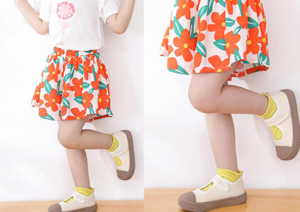 Deerhobbes Design your own Girls' Short Sets - Trendy and Comfortable Summer Outfits for Girls Fashionable Clothing Sets 4pc