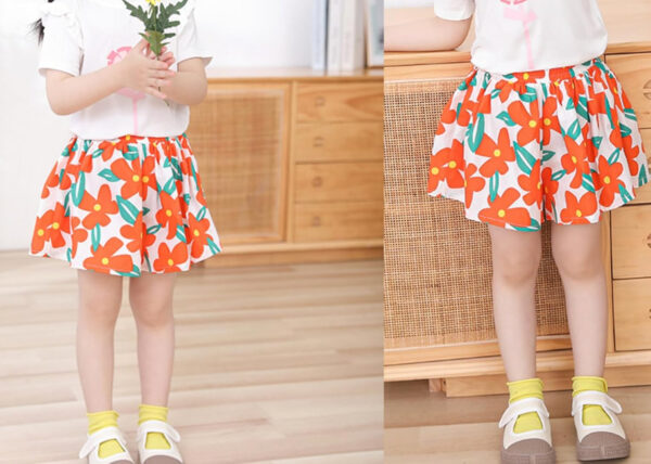 Deerhobbes Design your own Girls' Short Sets - Trendy and Comfortable Summer Outfits for Girls Fashionable Clothing Sets 4pc