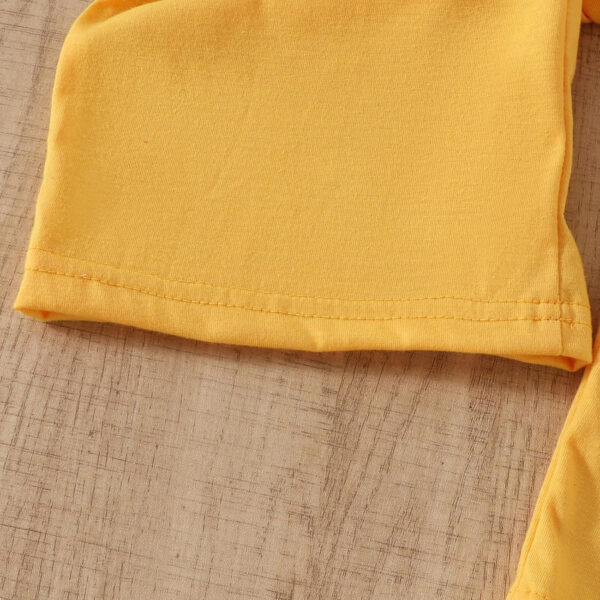 Toddler Kid Girl Clothes Casual Ruffle Sleeve Floral Printed Top Solid Pants with Belt 3PC Outfit Set