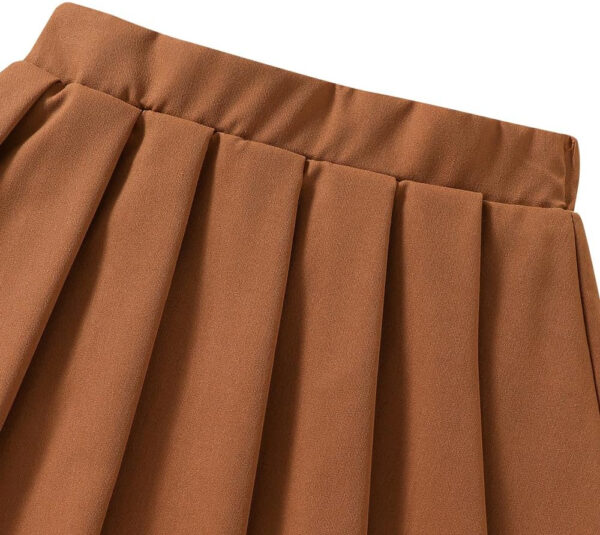 Toddler Girl Spring Fall Clothes - Fashion Letter Pattern Sweatshirt & Pleated Skirt - 2 Piece Cute Girls Suit