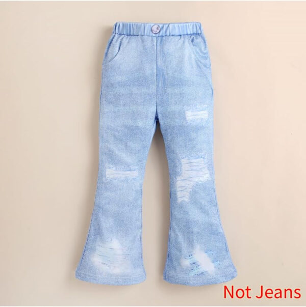 688c457636e2d9cbd6233f00e77546b138ce60c3033415e6e6f6d.jpg Kid Toddler Girl Summer Clothes Leopard & Heart Print Short Sleeve T-Shirt + Flared Leg Pants Outfits (Not Jeans)