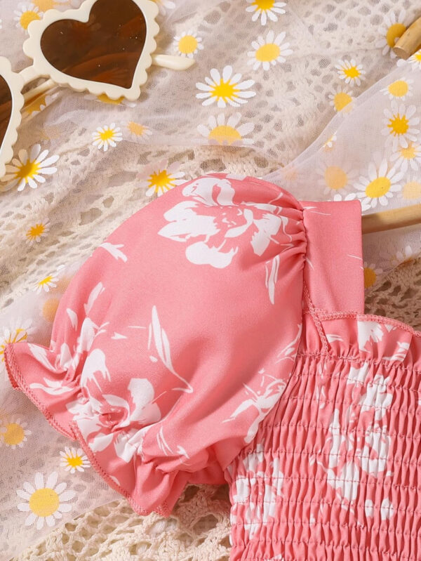 Toddler Girls Clothes Kids Short Sleeve Shirt Top Flare Pants 2 Piece Summer Spring Outfits For Girls Clothing Set