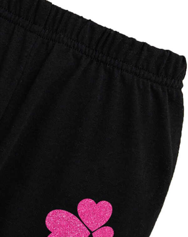 Toddler Girl Spring Fall Clothes - Cute Cartoon Sweatshirt & Alphabet Print Leggings - Sweet Girls Fashion Set