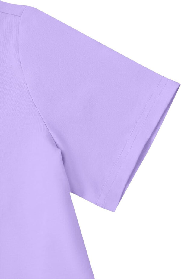 688c48dd86971e3e5a98f0eb8193bf12af7159e27e10269f79df2.jpg Girl's 2 Piece Outfits Cute Summer T-Shirt and Graphic Shorts Clothing Sets