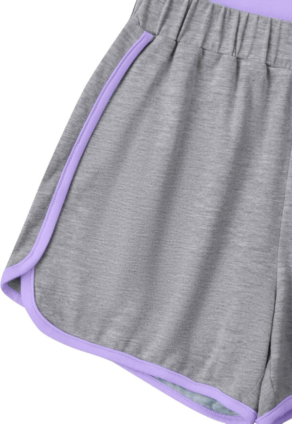 688c48de6d1ffaa749df33b3001949498c9e5244f52b233926a60.jpg Girl's 2 Piece Outfits Cute Summer T-Shirt and Graphic Shorts Clothing Sets