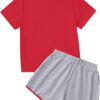 688c48e9e9c80ed0a0ebe2ea51a60cccea38432d1622427fa578f.jpg Girl's 2 Piece Outfits Cute Summer T-Shirt and Graphic Shorts Clothing Sets