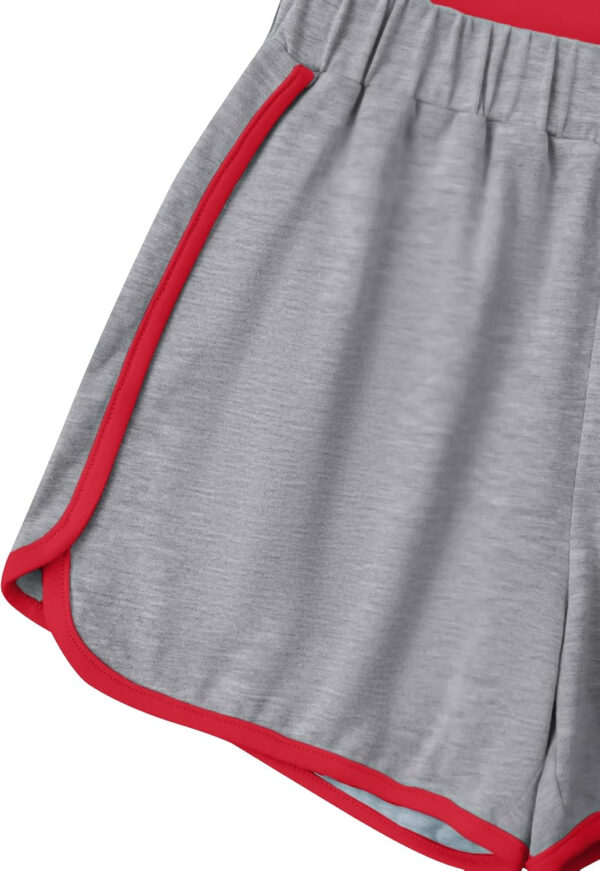 688c48ec9d3068d6e554eb9b725d12a077610554ccc4f33e63591.jpg Girl's 2 Piece Outfits Cute Summer T-Shirt and Graphic Shorts Clothing Sets