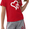 688c48ef833642a0cc19883495b4ec37919efd86f3a437b3ede1e.jpg Girl's 2 Piece Outfits Cute Summer T-Shirt and Graphic Shorts Clothing Sets