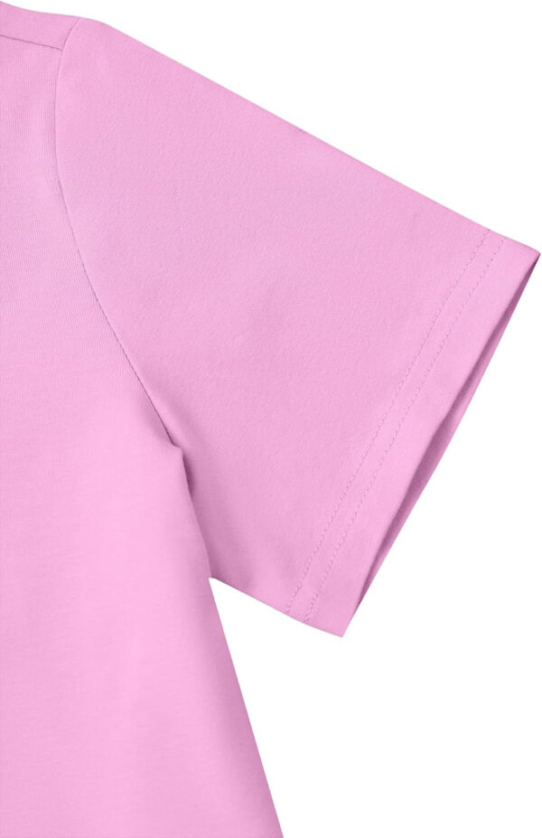 688c48f34adb533177cdac90361ddeddff5361c9e4d73331777e3.jpg Girl's 2 Piece Outfits Cute Summer T-Shirt and Graphic Shorts Clothing Sets