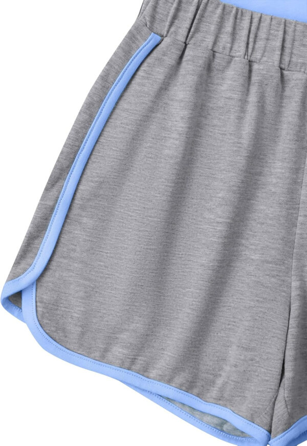 688c48fbd8e2e46e8f55f507447ac683dfd48f236d5d1bb08c2f2.jpg Girl's 2 Piece Outfits Cute Summer T-Shirt and Graphic Shorts Clothing Sets