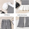 HIHA Toddler Girls Summer Outfit Puff Sleeve Ruffle Tops Flare Pants Clothes 2 Piece Clothing