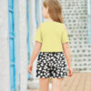 Arshiner Girls Short Sets 2 Pieces Outfits Short Sleeve Tie Knot T-Shirts and Casual Shorts With Pockets Cute Clothes Sets