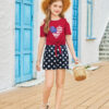 Arshiner Girls Short Sets 2 Pieces Outfits Short Sleeve Tie Knot T-Shirts and Casual Shorts With Pockets Cute Clothes Sets