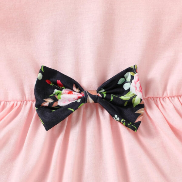 Toddler Baby Girl Bell Bottoms Outfits Ruffle Short Sleeve Shirt Tops and Floral Flared Pant Set