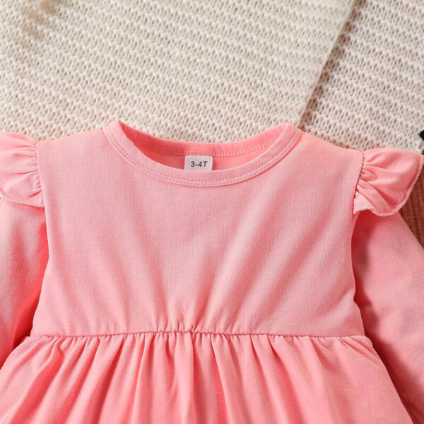 Toddler Baby Girl Clothes Floral Outfit Ruffle Sleeve Shirt with Headband 3PC Pant Set Fall Clothing for Girl