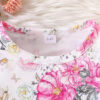 Toddler Baby Girl Clothes Floral Outfit Ruffle Sleeve Shirt with Headband 3PC Pant Set Fall Clothing for Girl