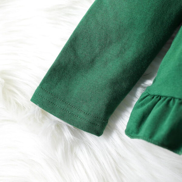 Toddler Baby Girl Clothes Floral Outfit Ruffle Sleeve Shirt with Headband 3PC Pant Set Fall Clothing for Girl