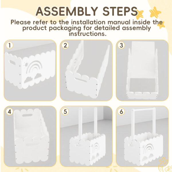 Wooden Baby Shower Crate Closet for Boys and Girls, Basket Gifts for New Parents, Welcome Baby Gift, Suitable for Pregnancy (Blue)