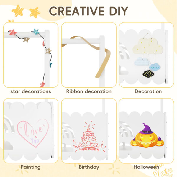 Wooden Baby Shower Crate Closet for Boys and Girls, Basket Gifts for New Parents, Welcome Baby Gift, Suitable for Pregnancy (Blue)