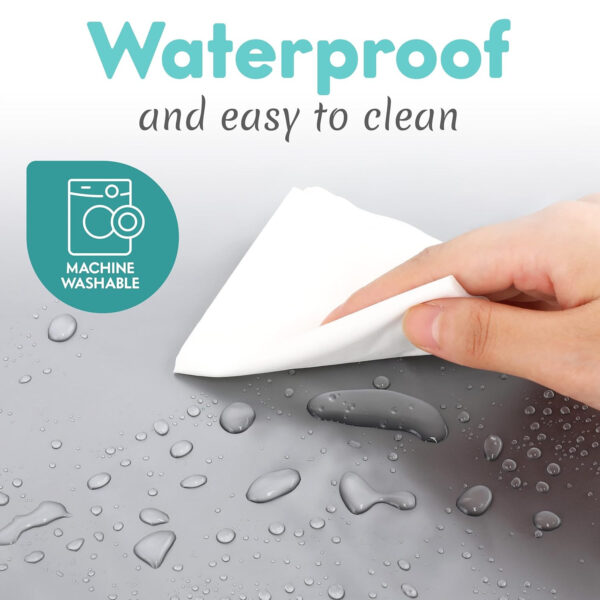 Kopi Baby Portable Diaper Changing Pad - Baby Diaper Changer Travel Bag with Wipes Pocket, Smart Design Portable Changing Mat, Infant Travel Station Kit, Gift for Newborn Girl & Boy - Grey, Classic