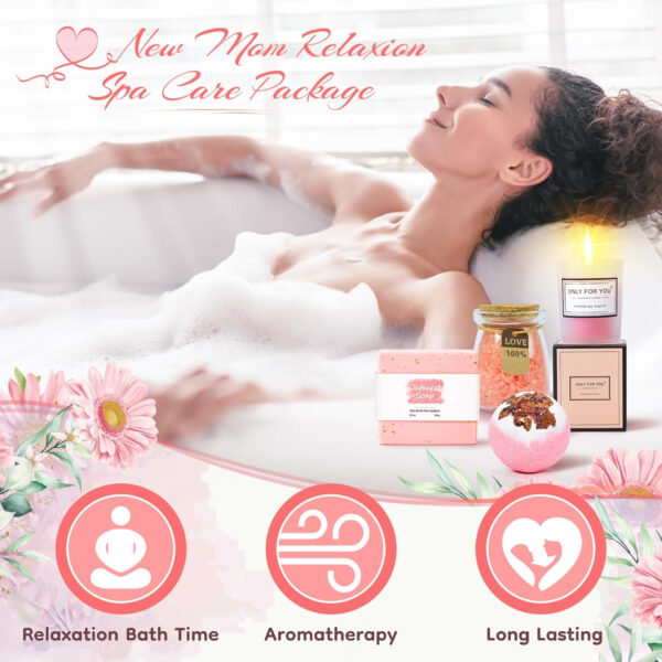 New Mom Gifts & Baby Girl Gift Set for Newborn,12PCS Baby Shower Gifts, Newborn Baby Girl Gifts,Pregnancy Gifts for Expecting Mom,New Mom Care Package After Baby, Pregnancy Gifts for Women and Baby