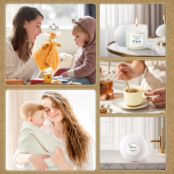 New Mom Gifts & Baby Girl Gift Set for Newborn,12PCS Baby Shower Gifts, Newborn Baby Girl Gifts,Pregnancy Gifts for Expecting Mom,New Mom Care Package After Baby, Pregnancy Gifts for Women and Baby