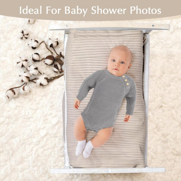 meloom Baby Gift Set, Baby Boy Newborn Gifts Box, Boho Gender Neutral Unisex Baby Essentials, Baby Shower Gifts for New Moms, New Baby Gifts for Boys, Personalized Gift Basket for New Babies