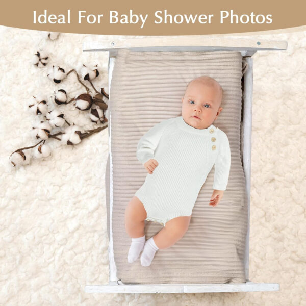 meloom Baby Gift Set, Baby Boy Newborn Gifts Box, Boho Gender Neutral Unisex Baby Essentials, Baby Shower Gifts for New Moms, New Baby Gifts for Boys, Personalized Gift Basket for New Babies