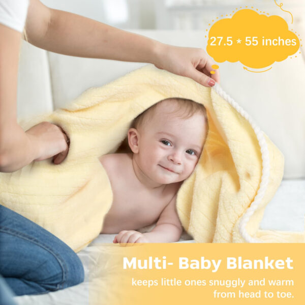 Baby Gift Set, Baby Shower Gifts, Black and White High Contrast Baby Toys 0-6 Months for Newborn Essentials Infant Rattle Socks Elephant Toys Blanket Onesies Baby Gift Basket for Girls Boys