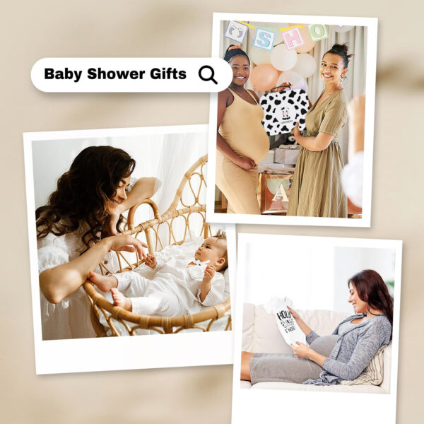 Baby Gift Set, Baby Shower Gifts, Black and White High Contrast Baby Toys 0-6 Months for Newborn Essentials Infant Rattle Socks Elephant Toys Blanket Onesies Baby Gift Basket for Girls Boys