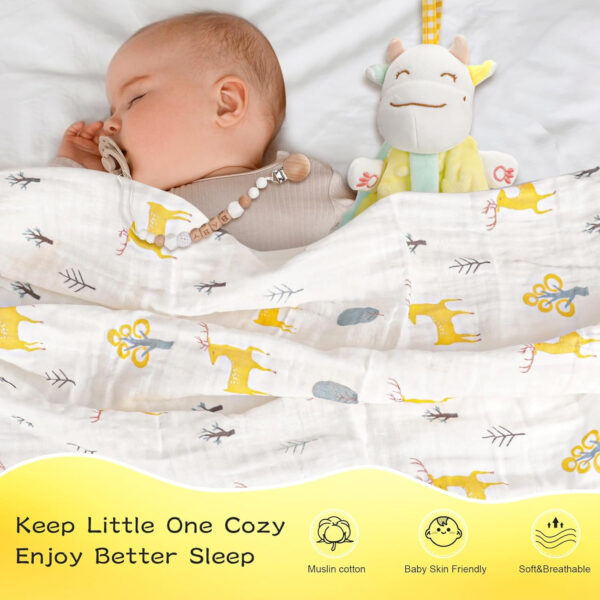 Baby Girl Gifts, for Girls,Newborn Essentials Baby Girl Basket,Wooden Baby Gift Basket Swaddle Blanket Rattle Toy Headband Bow Infant