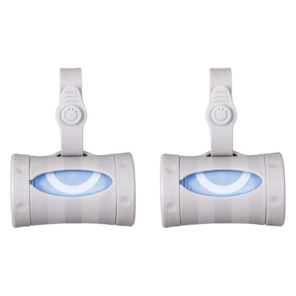 Ubbi Retractable On-the-Go Bag Dispenser for Baby Travel, Diaper Bag Accessory Must Have for Newborns, Helpful Baby Accessory, Taupe