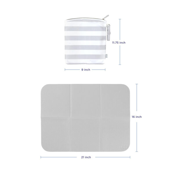 688c53ae787bf99bfcc0cb841b38af811307d00786906b48b821c.jpg Ubbi On-The-Go Diaper Changing Baby Mat, Soft and Comfortable Diaper Bag Accessory Must Have for Newborns, Easy to Clean, Portable Folding Pad, Baby Traveling Accessories, Taupe