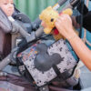 Disney Baby by J.L. Childress Side Sling Cargo Net, Stroller Organizer & Storage, Mickey Black
