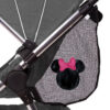 Disney Baby by J.L. Childress Side Sling Cargo Net, Stroller Organizer & Storage, Mickey Black