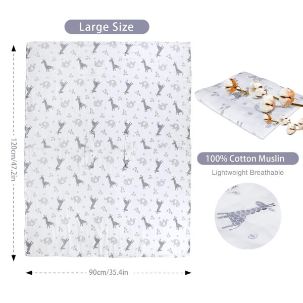 Muslin Carseat Cover for Babies, Metplus Breathable Infant Carseat Cover Lightweight Baby Carrier Cover for Girls Boys, Fit Spring Summer/Hot Days/Warm Weather, Pink Floral