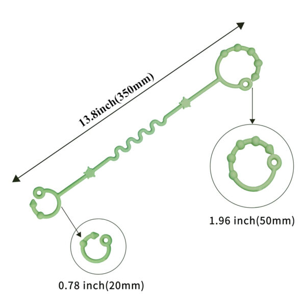 RTMOK Toy Straps for Baby,RTMOK Silicone Setpacifier Clip,Applies to Car Seat Toy,Teether Toy,High Chair,Stroller Accessories,Baby Toy Clips,Cribs,Rocking Chair